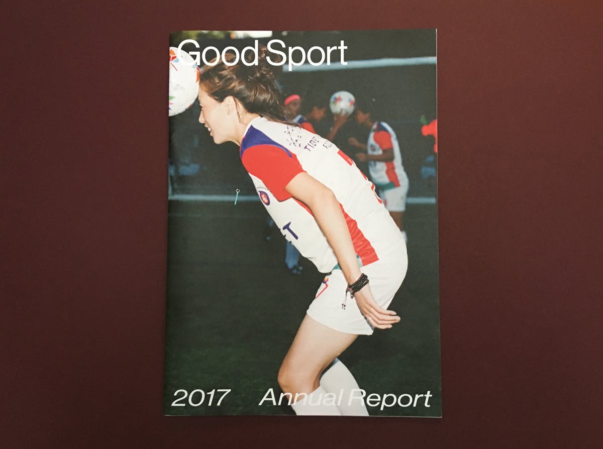 Good Sport Annual Report cover