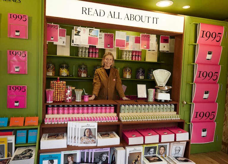 The Gentlewoman editor-in-chief Penny Martin at Bicester Village for the launch of 1995 magazine